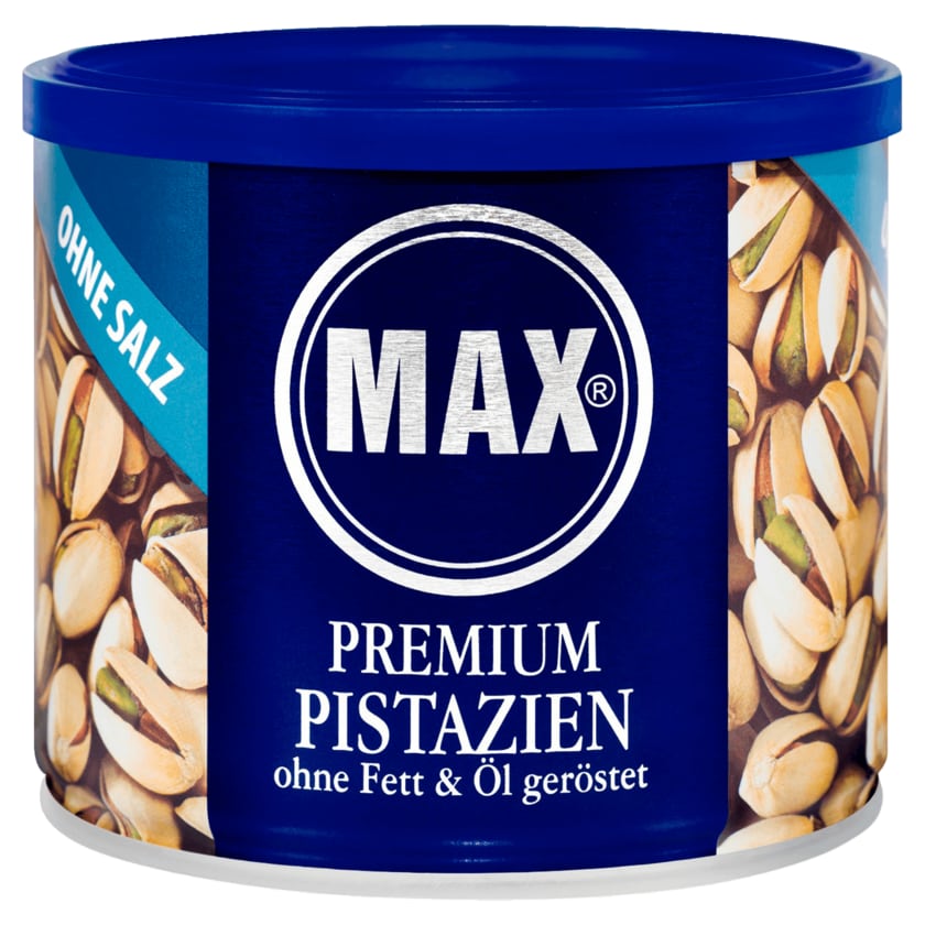 Max Premium Pistazien ohne Salz und ohne Fett & Öl geröstet 225g